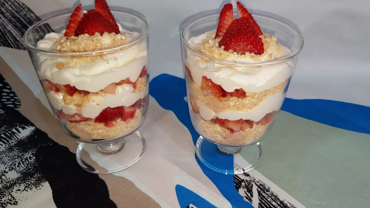 حلى الفراولة 🍓 الأسهل و الألذ 😋😍