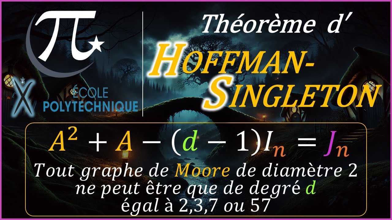 [Oraux X] Théorème d'Hoffman-Singleton, un pont entre Algèbre et Théorie des graphes