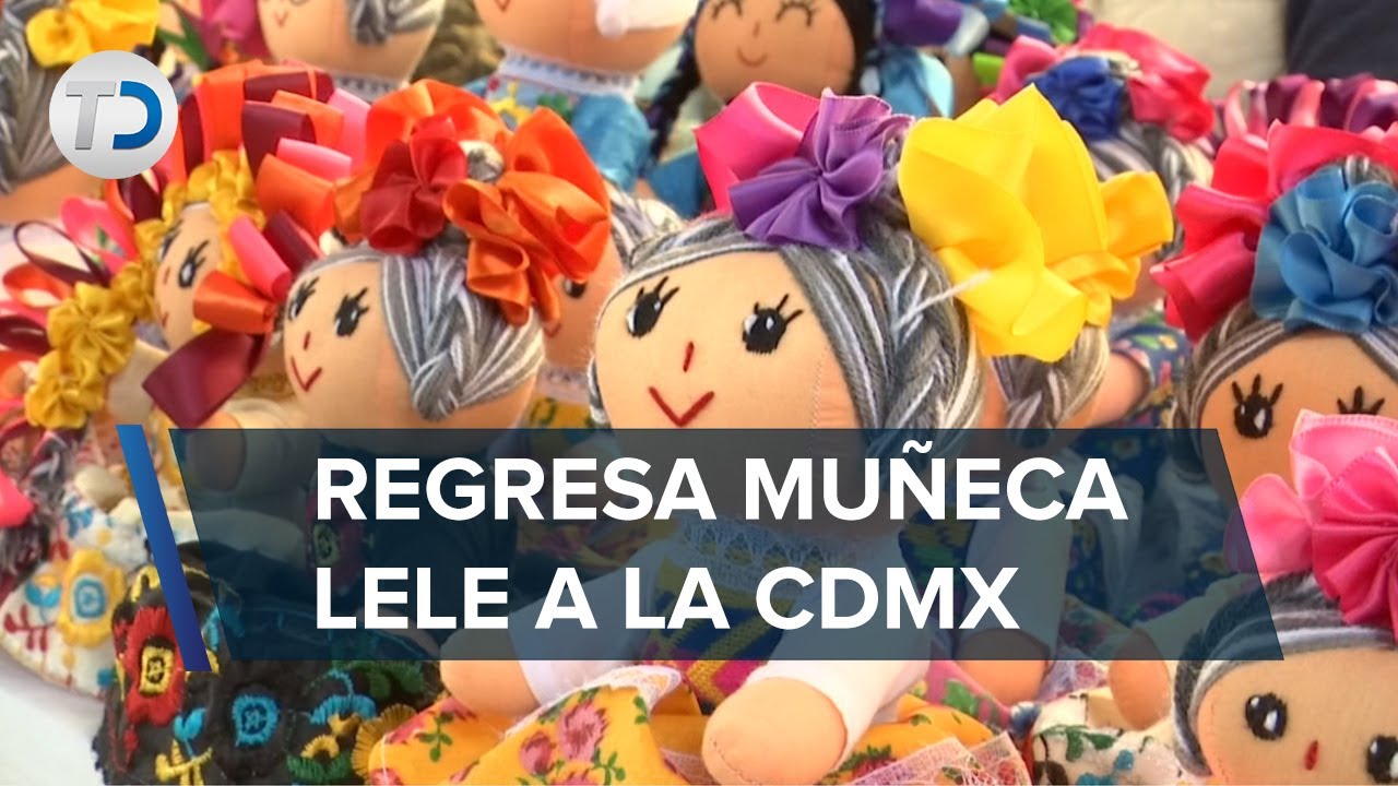 Instalan Feria de la muñeca Lele en el Monumento a la Revolución