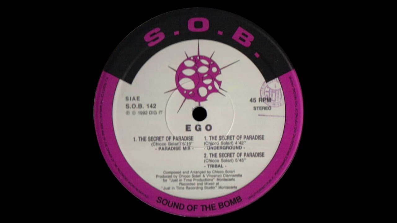 EGO - The Secret Of Paradise (Paradise Mix)