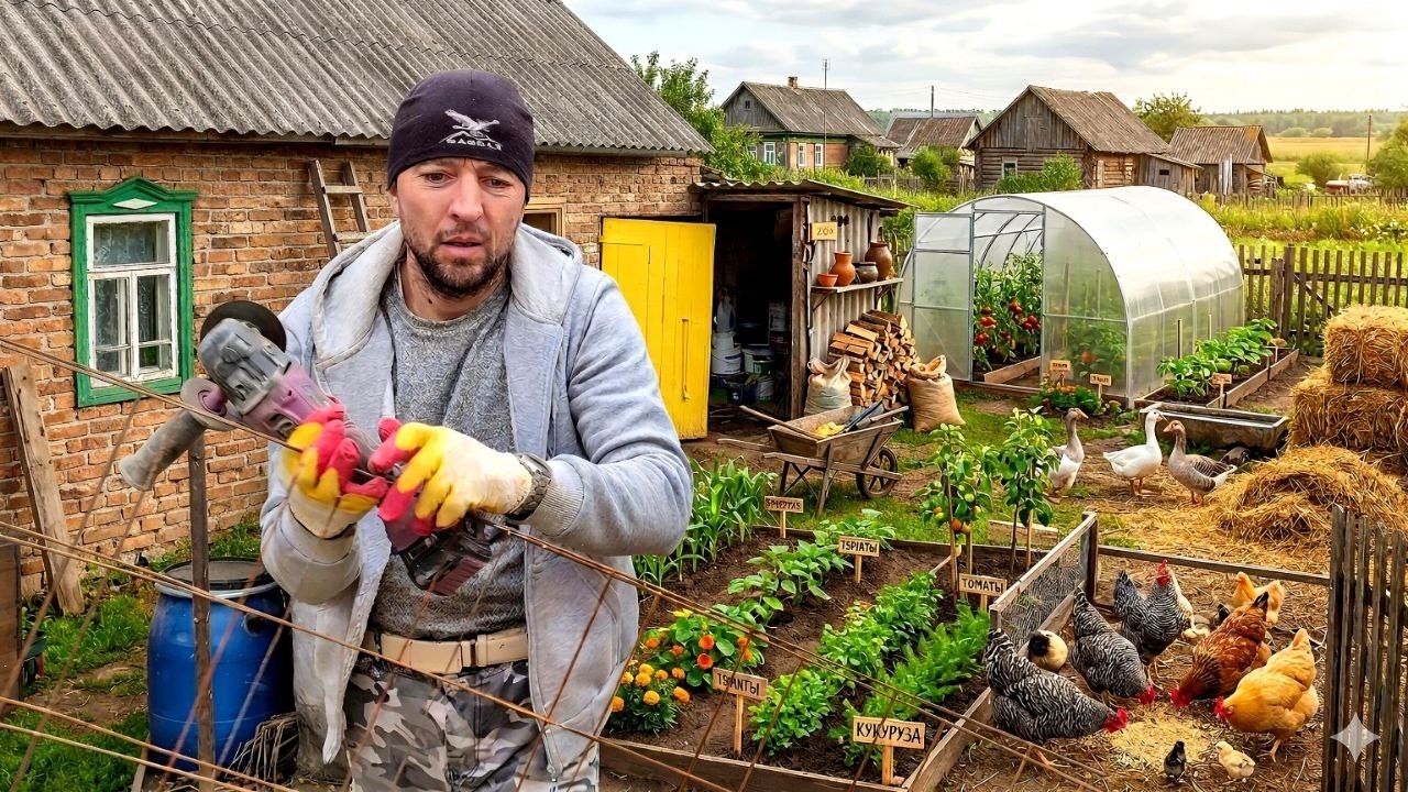 ЗЕМЛЯ КОРМИТ: Весна пришла! 🏡 Первые посадки и большой ремонт 🌱🔨жизнь на хуторе