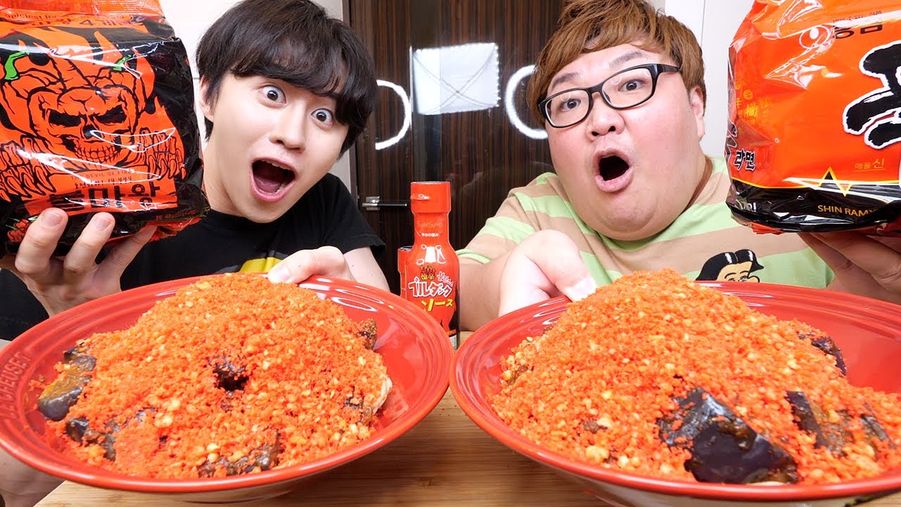 【激辛挑戦?!】夏だから激辛ラーメン食べながら熱いトークしたら、ただのヤバい動画になった！
