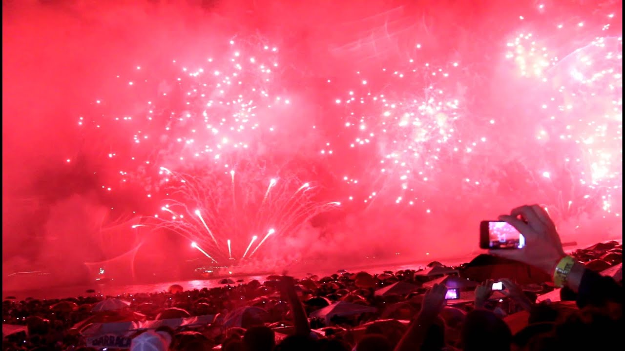 Copacabana Reveillón 2012 - Queima de fogos