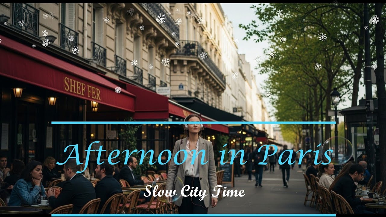 Afternoon in Paris ☕ Chill Lofi with English Lyrics｜Everyday Moments
