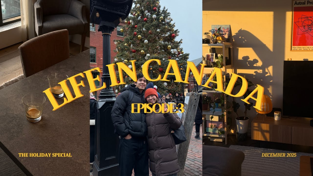 Life In Canada | Holiday Season, Christmas Markets, Penthouse Suite, Unboxing First Noguchi Lamp