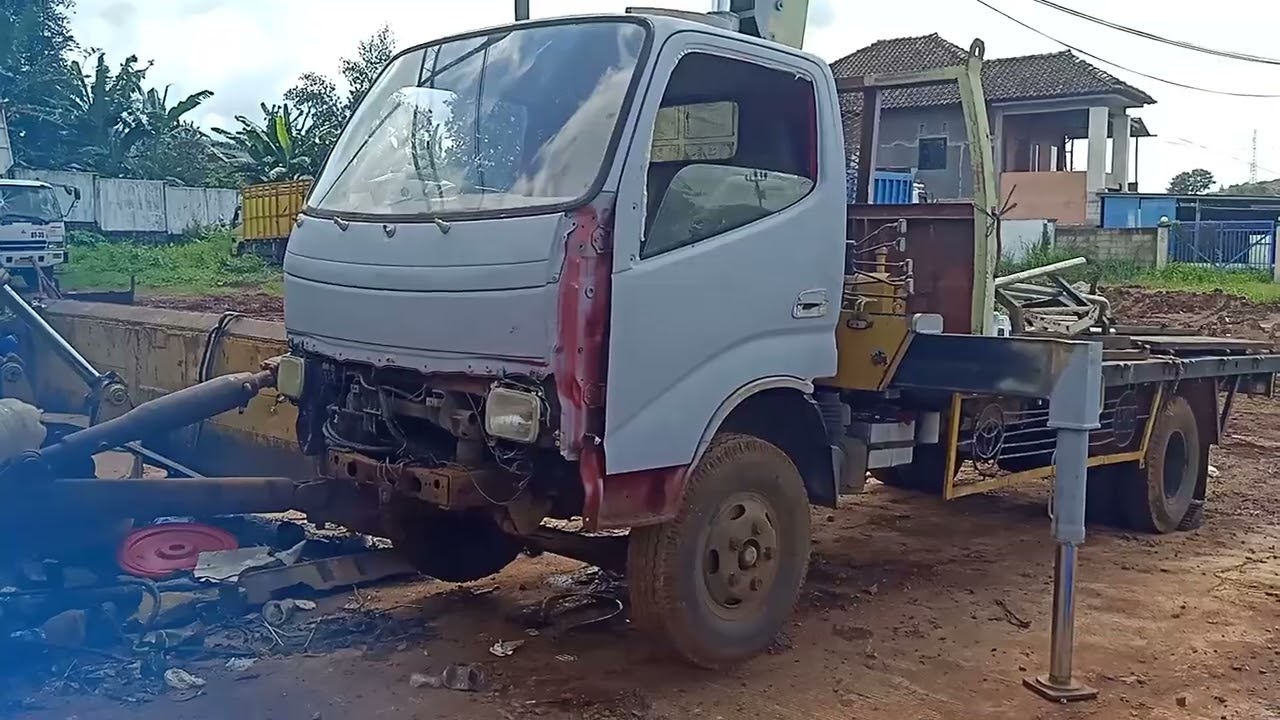 Proses pasang atap garasi 03 