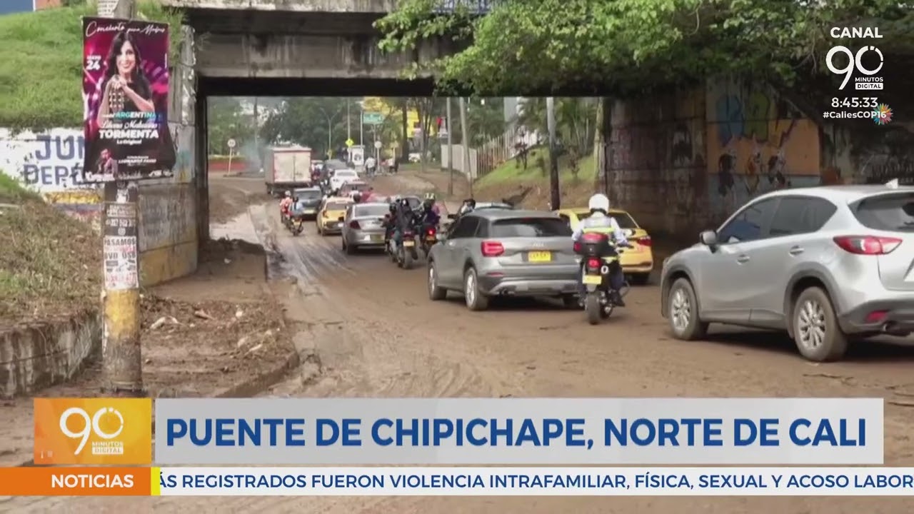 ¿Cómo está el norte de Cali tras las fuertes lluvias? Este es el panorama en el sector de Chipichape
