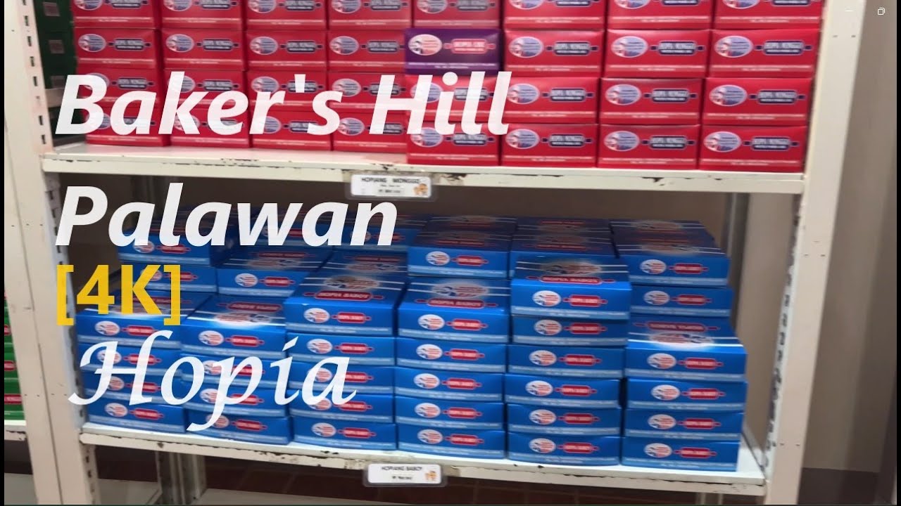 Let's buy Hopia at Bakers Hill, Palawan in [4K]