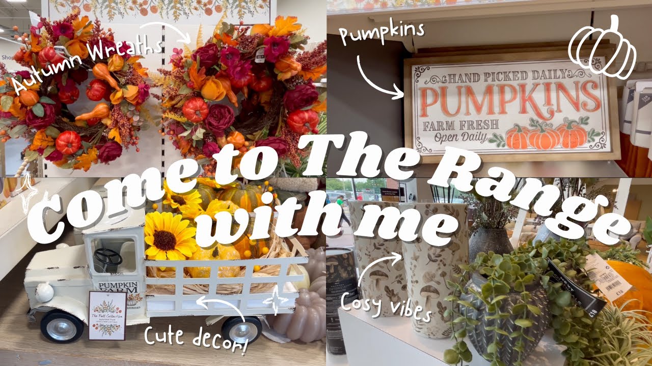 The Range Come Shop with Me | Autumn Decor | Clarke Life