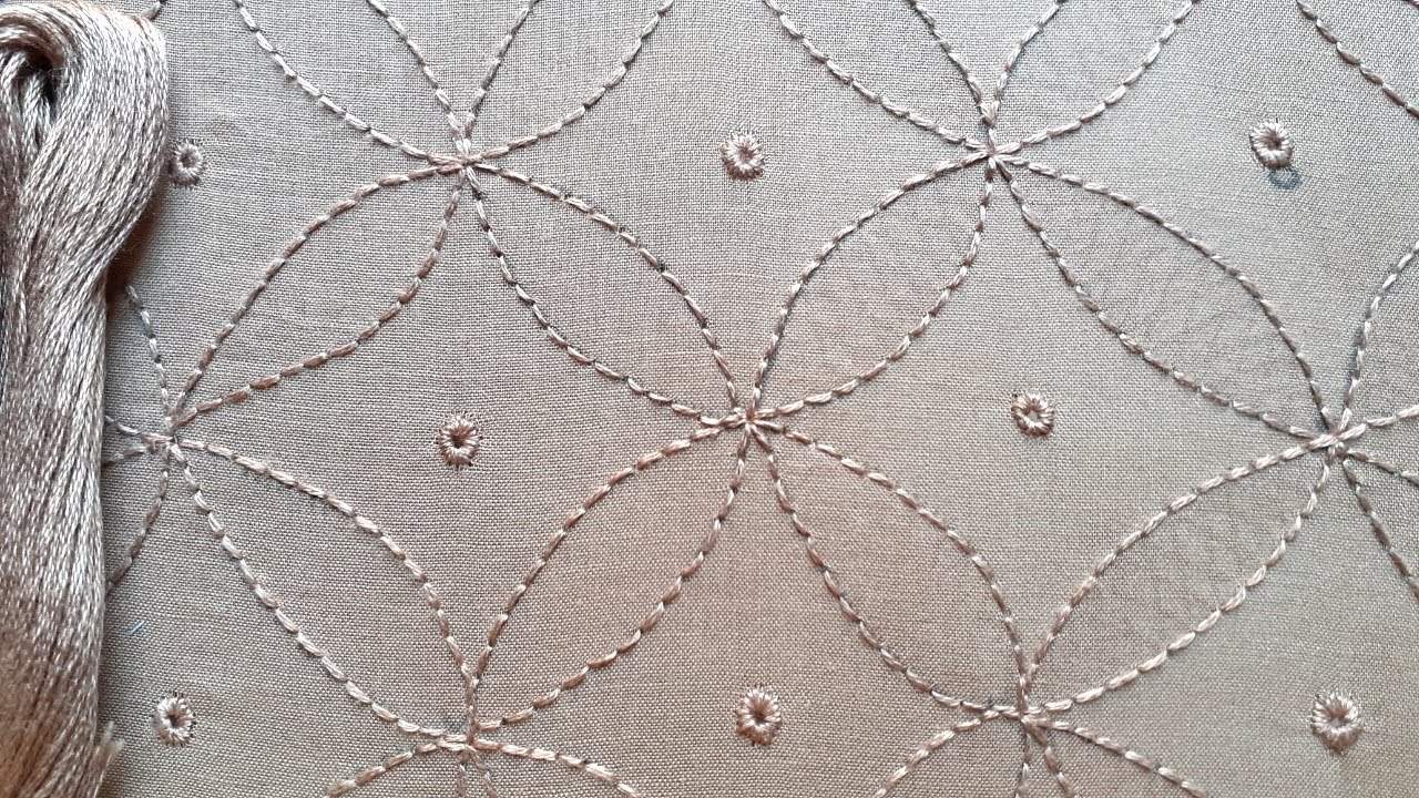 Shadow Stitch, Chicken Stitch Hand Embroidery For Gents Kurta | F Designing