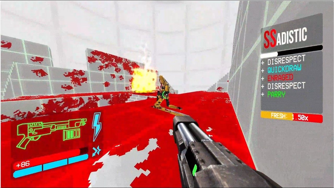 Day 3 of playing Ultrakill Cybergrind until I die to prepare for Fraud.