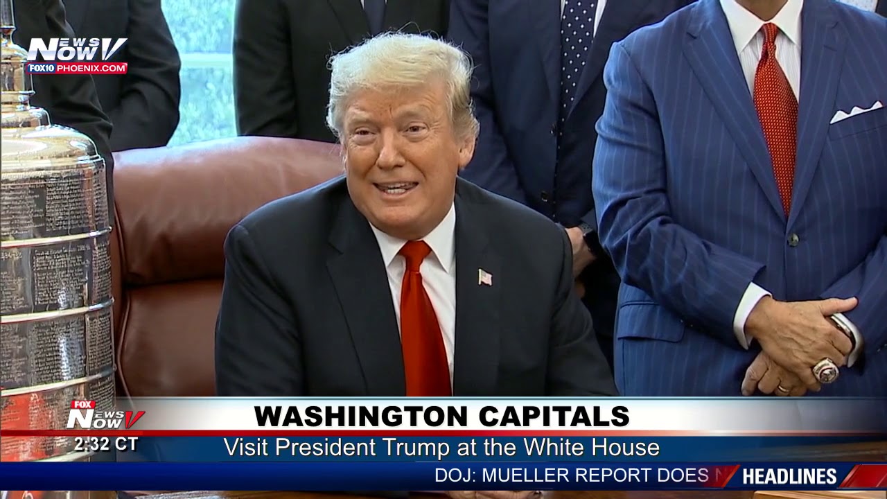 CAPS AT THE WHITE HOUSE: Meeting w/ President Trump to Celebrate 2018 Stanley Cup Championship