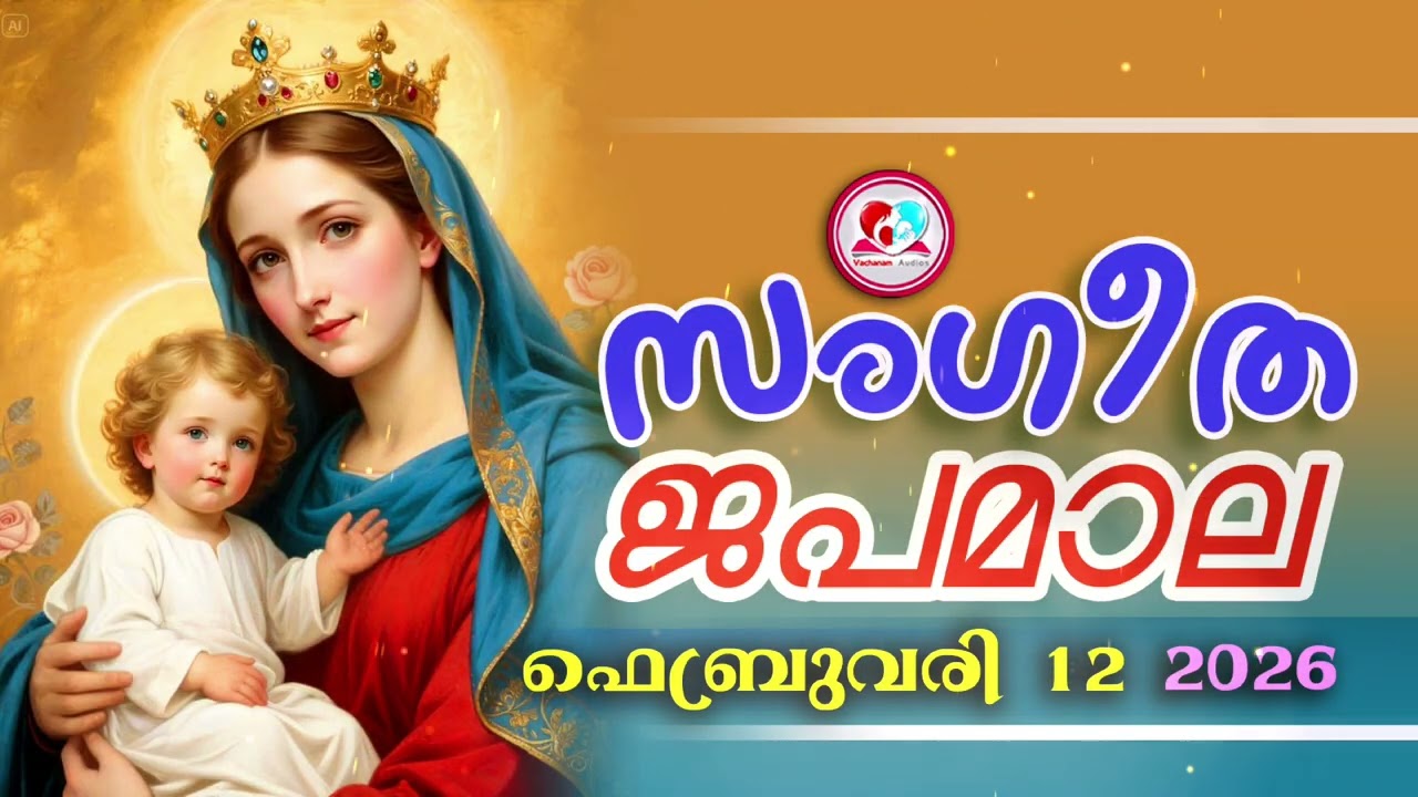 അതിമനോഹര സംഗീത ജപമാല കേട്ട് ഇന്ന് ഉണരാം #sangeethjapamala #sangeethajapamala#february  11th 2026
