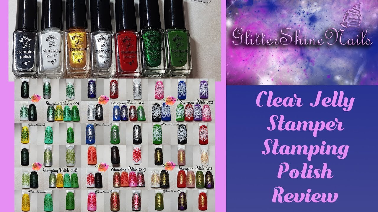 Clear Jelly Stamper Stamping Polishes Swatch Review