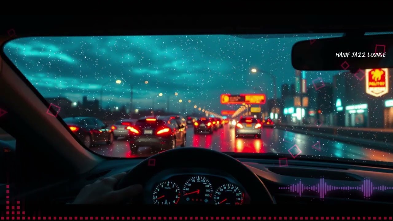 NO ADS Traffic Jam Therapy 🚗 Evening Lane Lights | Relaxing After Work Drive