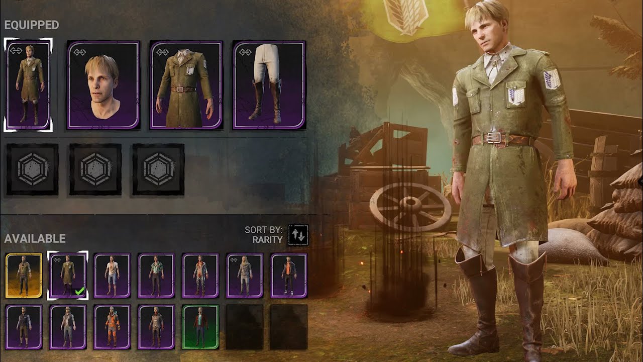 Armin's Uniform Felix Richter Gameplay- Dead by Daylight