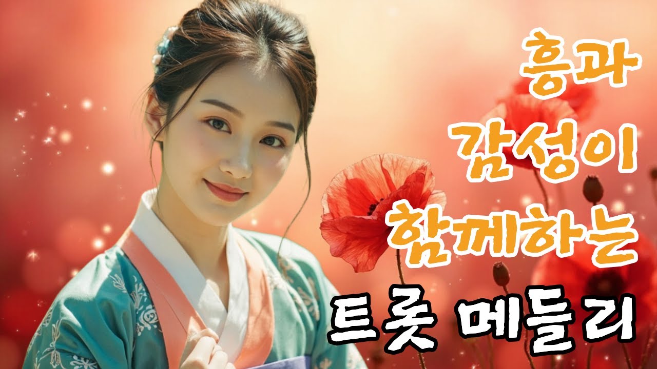 지친 어깨를 토닥여주는 🚫중간광고없음(No Mid-rolls) 따스한 위로와 흥과 감성이 함께 하는 트로트 메들리