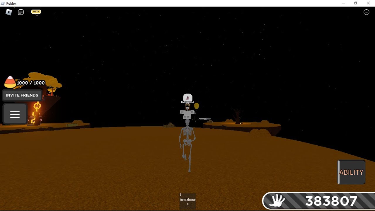 Slap Battles RattleBones glove gameplay