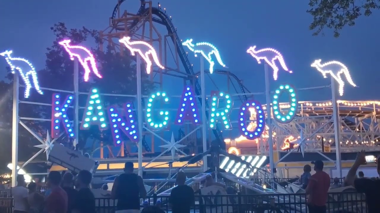 Kangaroo at Night - Kennywood - 8/20/22