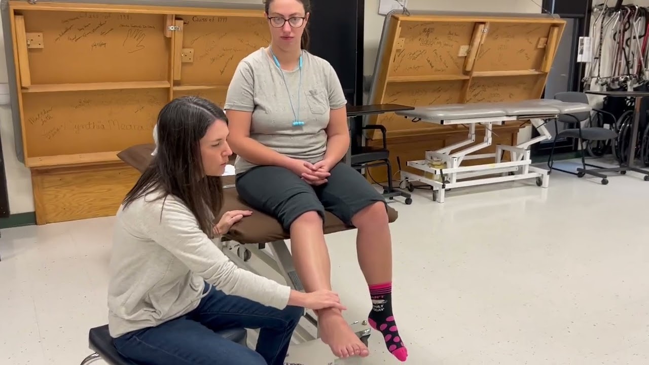 Ankle Dorsiflexion & Plantarflexion Goniometry & MMT