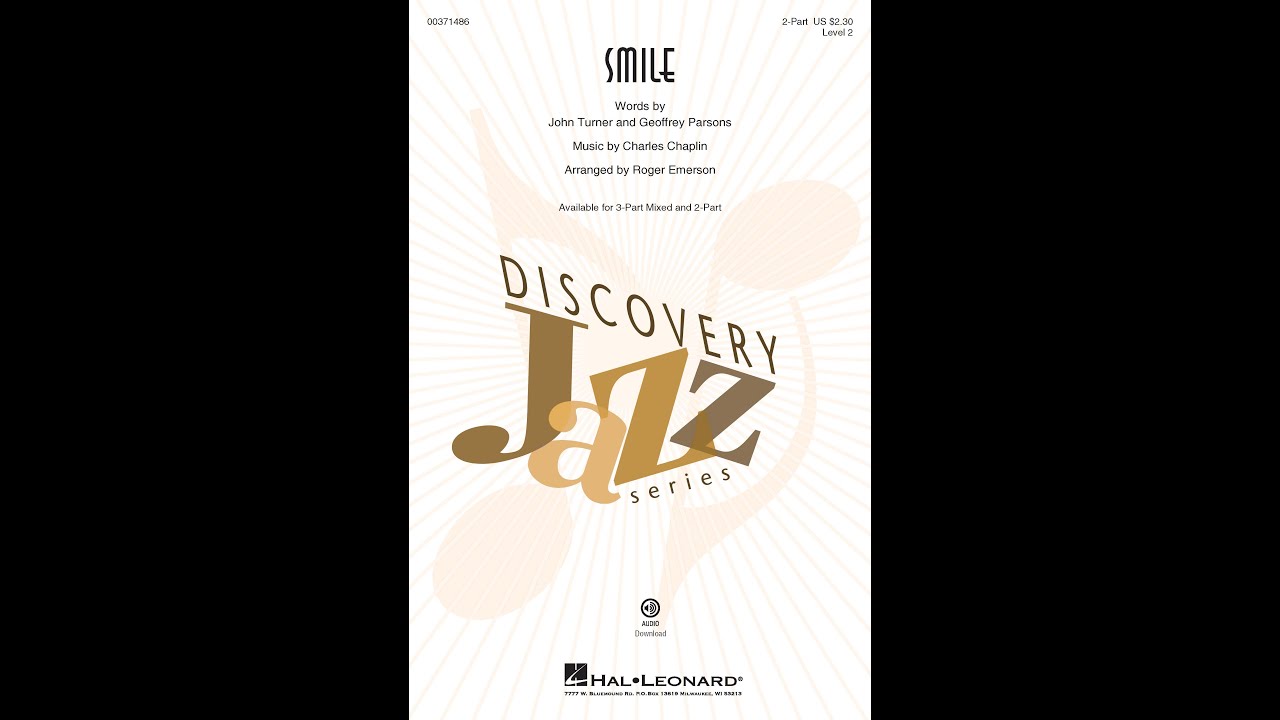 Smile (2-Part Choir) - Arranged by Roger Emerson
