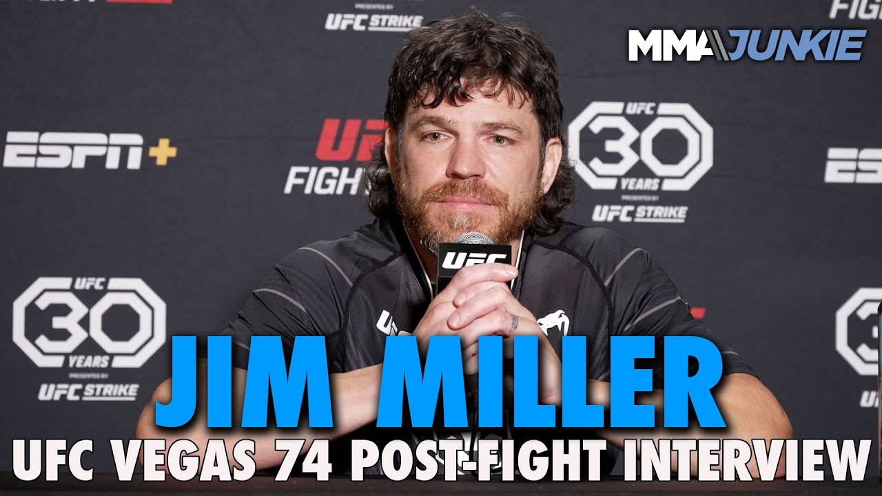 Jim Miller Reacts to 23-Second Knockout, Jokes About UFC 300 Retirement | UFC on ESPN 45