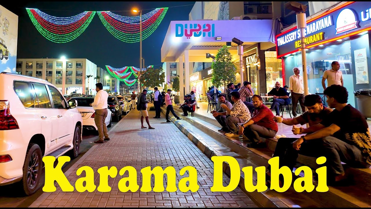 Al Karama Dubai Walk 🇦🇪 | Real Local Life, Street Food & Budget Shopping (4K)