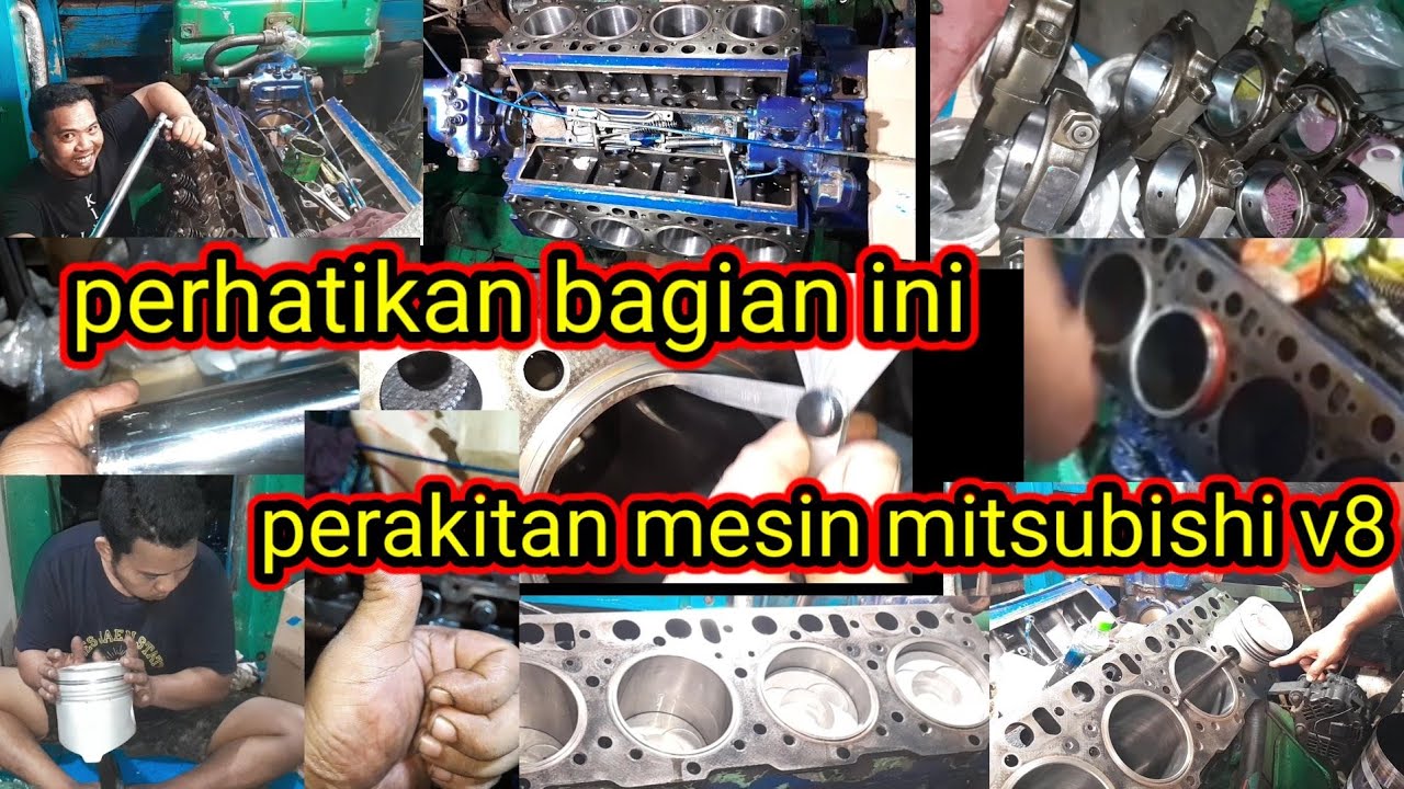 perhatikan ini saat perakitan mesin 8 cylinder