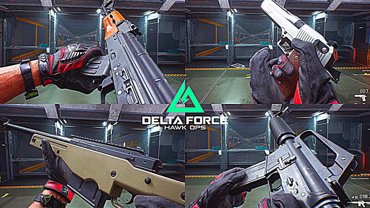 ALL 46 Weapons Reloads & Inspect Animations - Delta Force: Hawk Ops