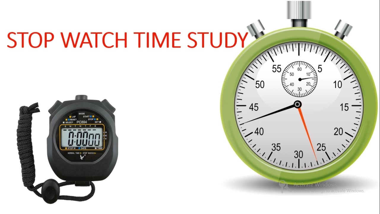 Stopwatch Time Study II Ergonomics