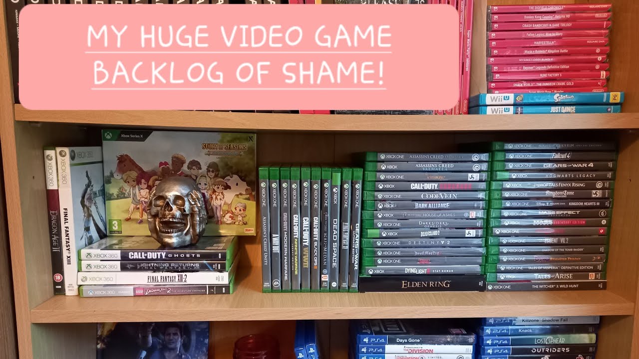 My Ridiculous Video Game Backlog - So many games! Jan 2026
