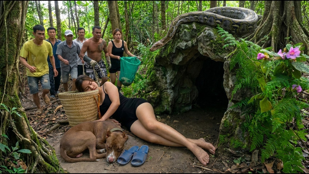 125. �� 5 Heroes Rescue a Young Woman from a Giant Python! | Epic Jungle Rescue Mission