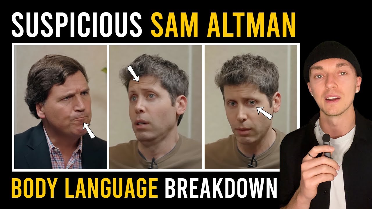 Suspicious Sam Altman on Death of Former Employee: Body Language Analysis