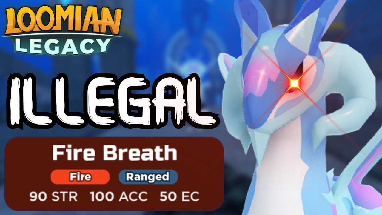 FIRE BREATH GLACADIA SHOWCASE + HOW TO GET | Loomian Legacy PvP