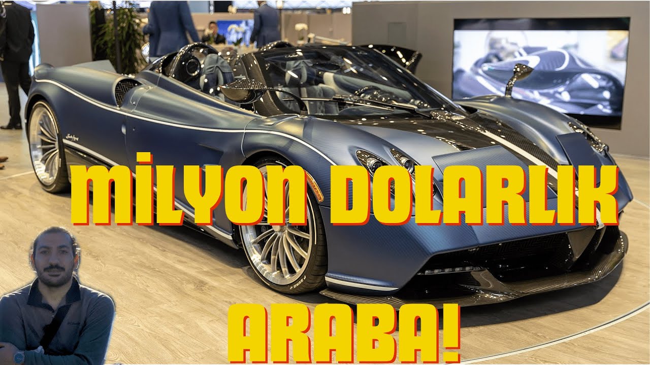 MİLYON DOLARLIK GALERİ!  I PAGANİ HUAYRA RODADSTER I 2.5 MİLYON $ usa