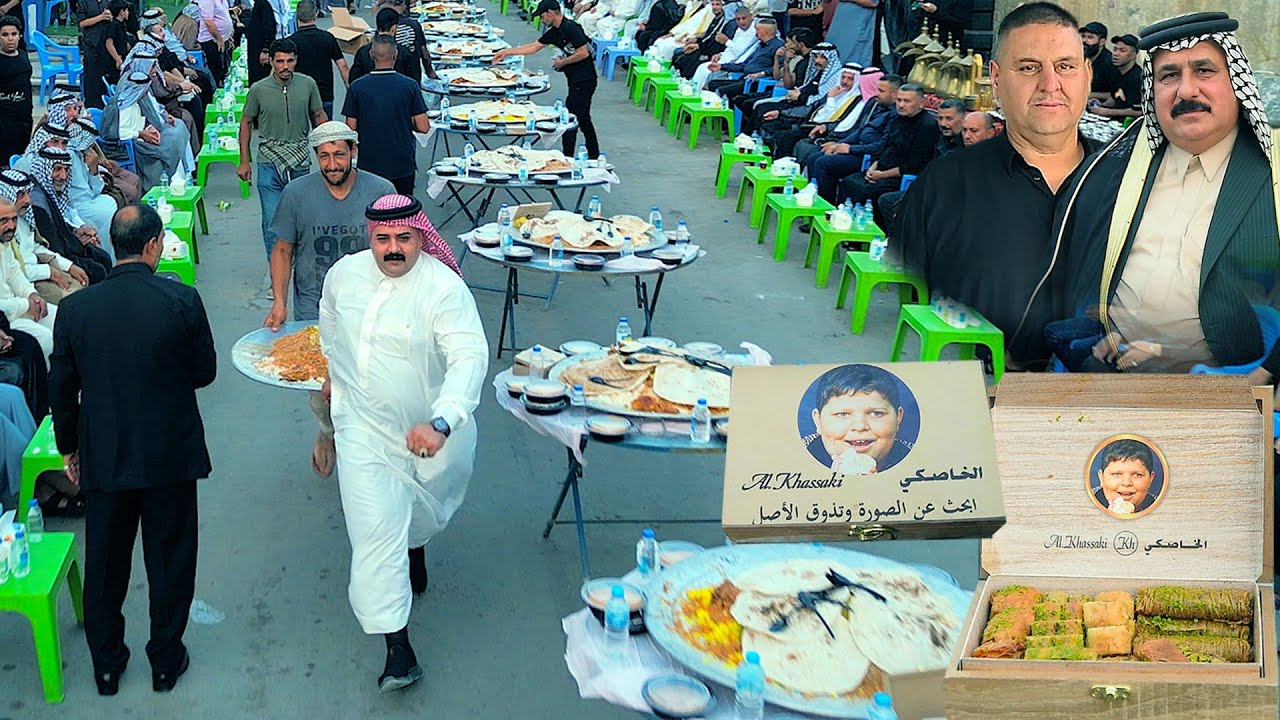 مأتم مواساة فاطمة الزهراء عليها السلام اقامو خدمة الامام الحسين (ع)  اولاد الحاج فهد
