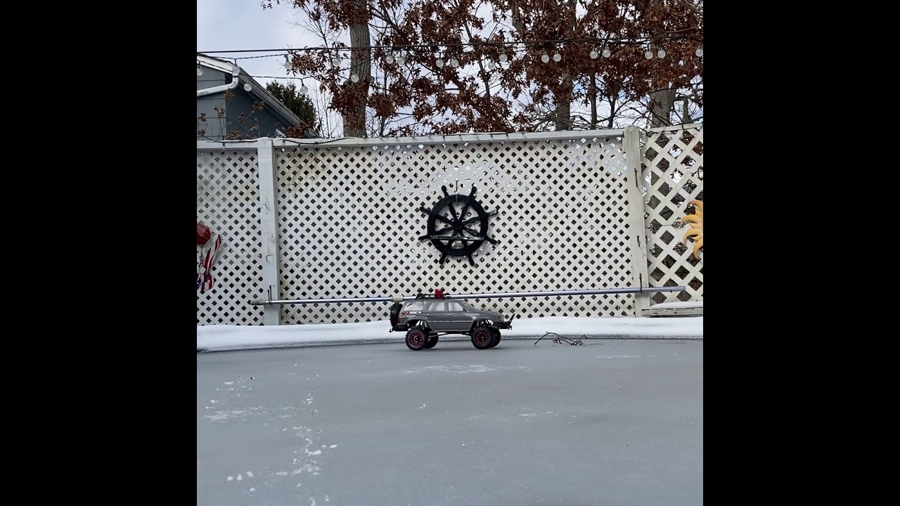 Ice Driving (on pool)