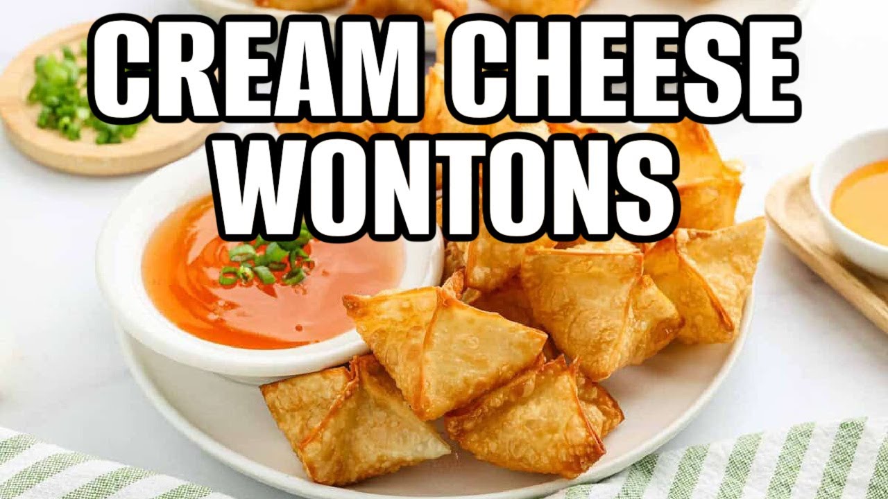 Easy Cream Cheese Wontons &ndash; Crispy in Minutes