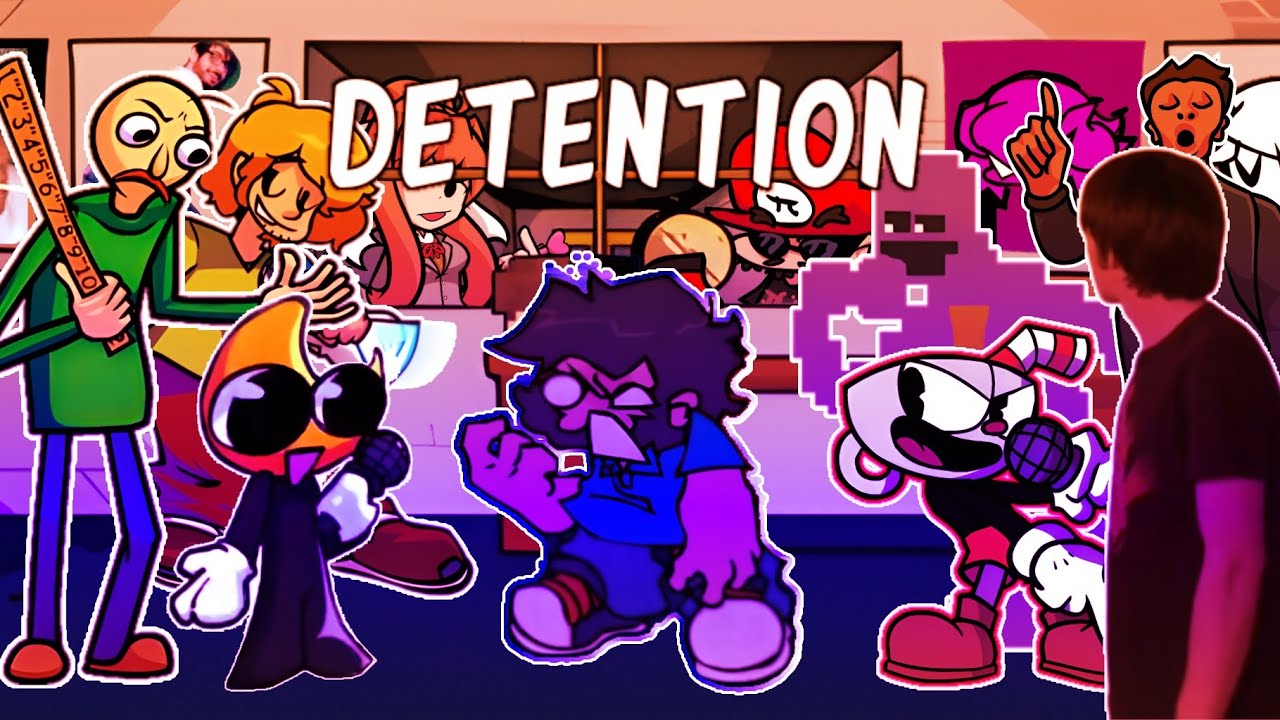 Todo mundo cantando Detention (mamar.rar) - Friday Night Funkin betadciu