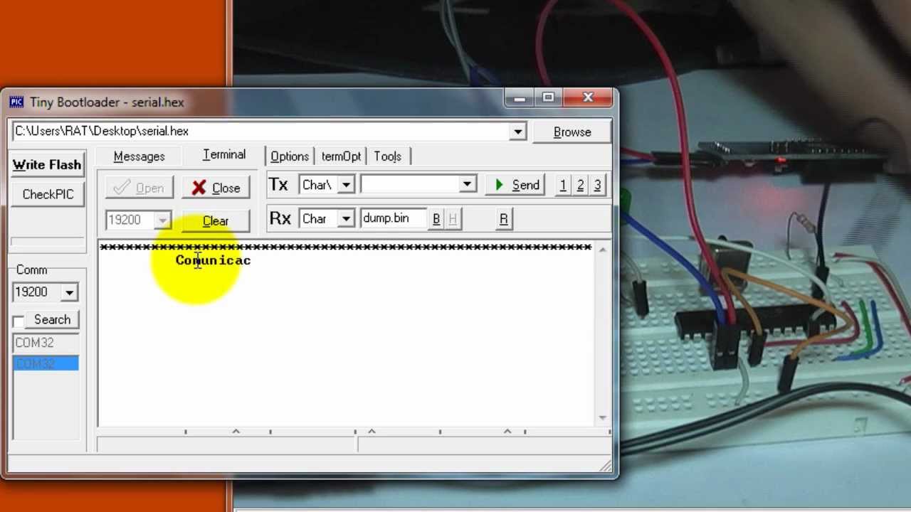 Tutorial PIC con Tiny Bootloader