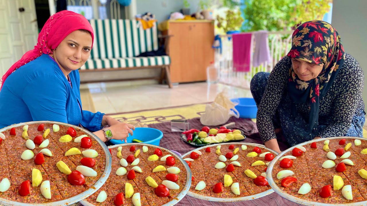 ANNEMİN BAKLAVA DİLİMLİ KUZU ETİ YEMEĞİ | KAZ YAVRULARI ALIYORUZ KÖY HAYATI
