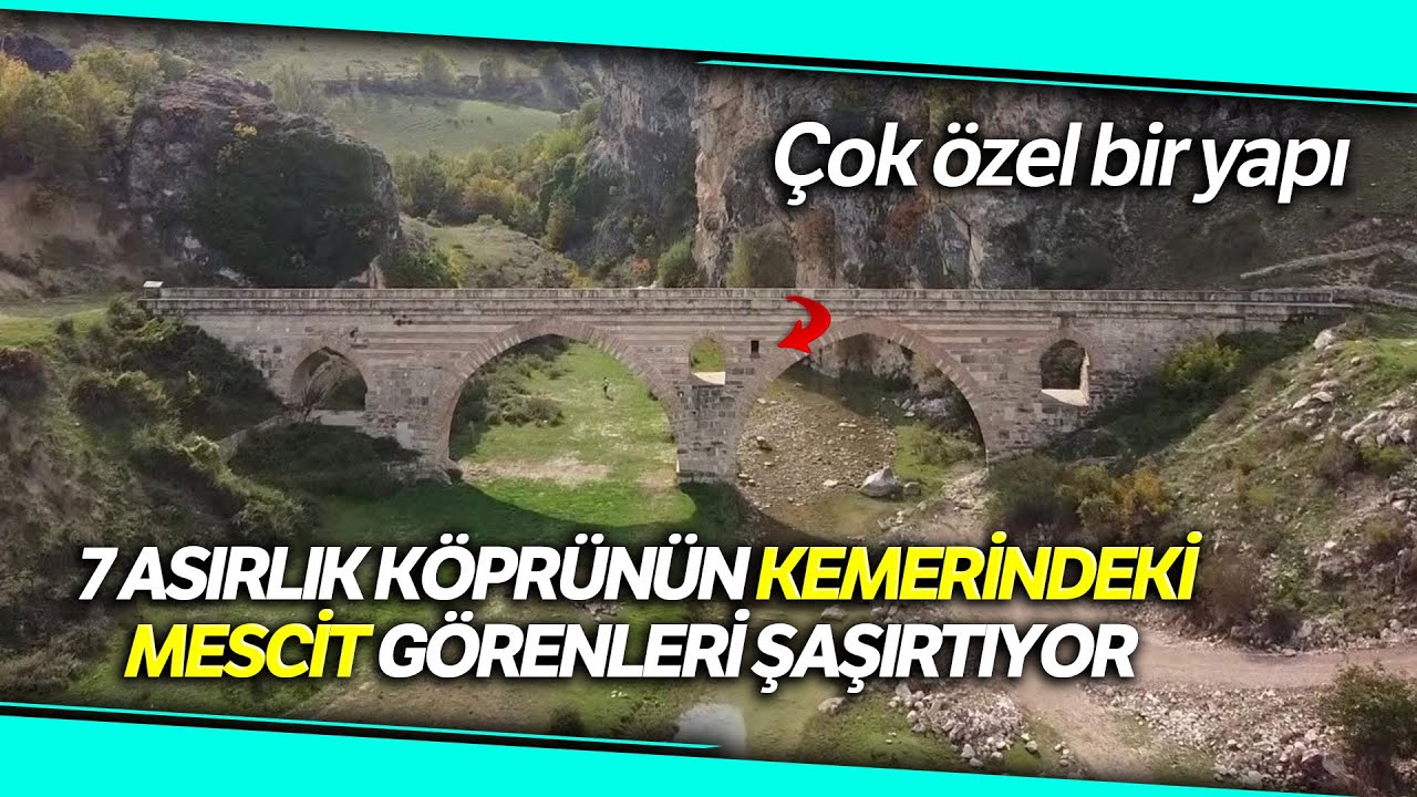 Kemerinde Mescit Bulunan 7 Asırlık 'Kurt Köprü' Turizme Kazandırılacak