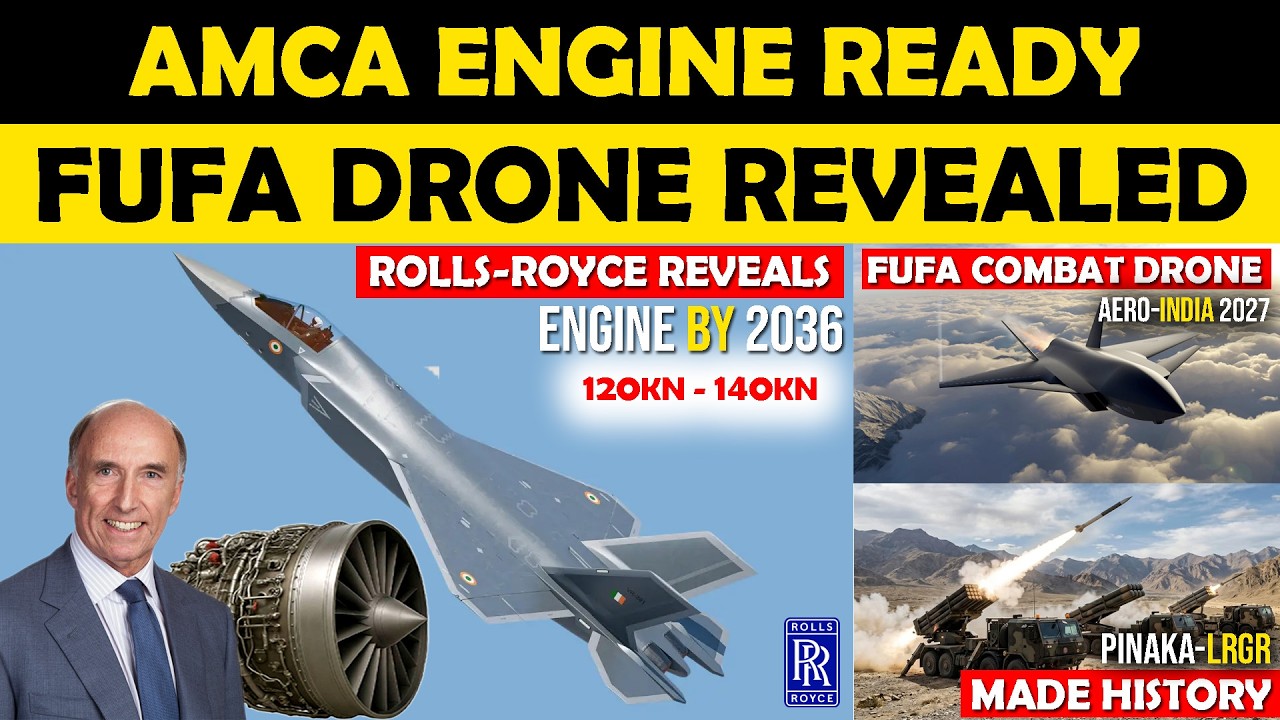 AMCA Engine BREAKTHROUGH! , Astra Mk-3 Will Shock China , FUFA Fighter Drone Revealed