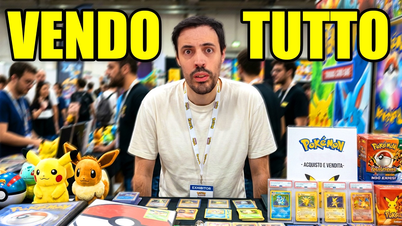 VENDO le mie Carte Pokémon IN FIERA per UN GIORNO INTERO