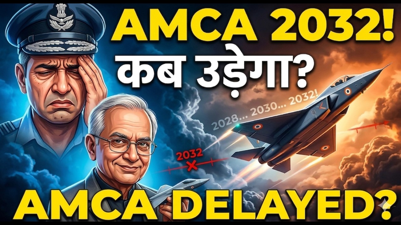 AMCA First Flight Delayed To 2032? 🇮🇳 Why India&rsquo;s 5th-Gen Fighter Is Slipping! AMCA FIGHTER JET News
