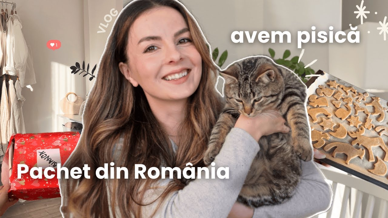 Vlog lung cu de toate 💛 Pachet din România 🇷🇴 & avem pisică