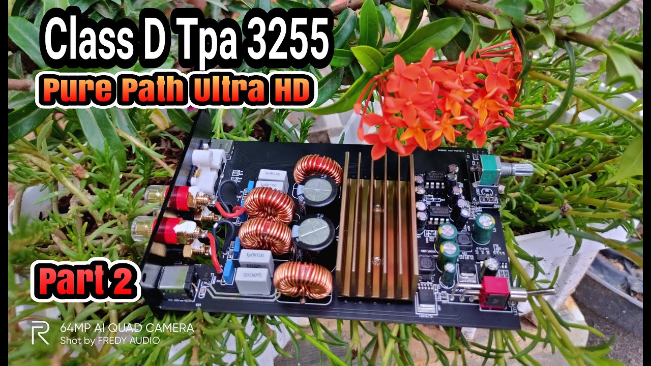 Moc testowa klasy D Tpa3255 Pure Path Ultra HD Hifi