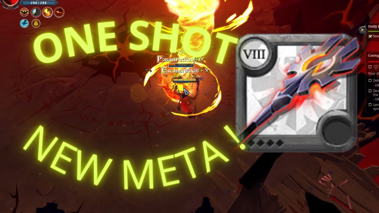 BLAZING STAFF One Shot New Meta is Insanely Powerful and easy to play || Albion Online PVP