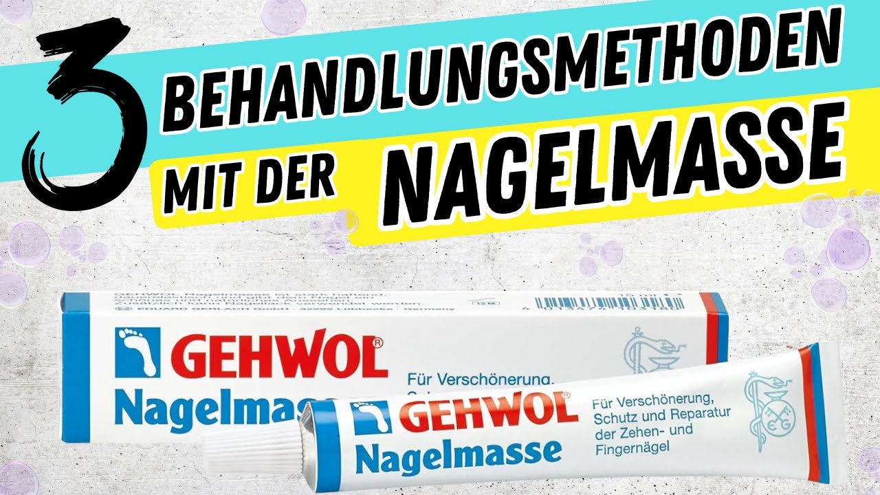 NAGELMASSE richtig anwenden | Bei EINGEWACHSENEN NÄGELN und EINGERISSENEN NÄGELN