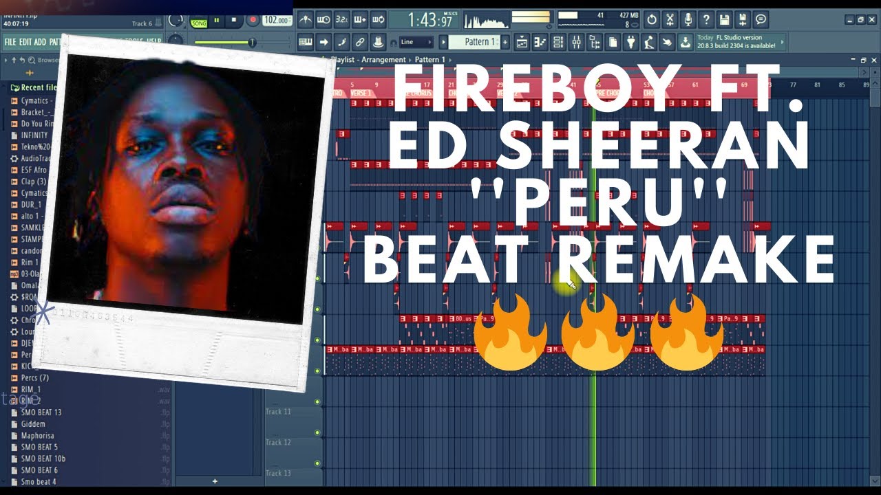 Fireboy DML & Ed Sheeran - Peru ( Beat Remake )